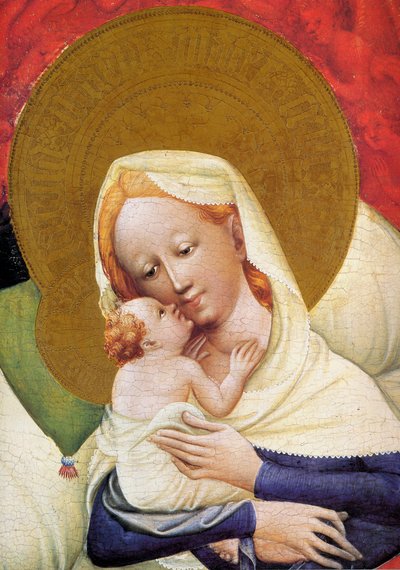 Marienalter - Tablón izquierdo (detalle) de Conrad von Soest